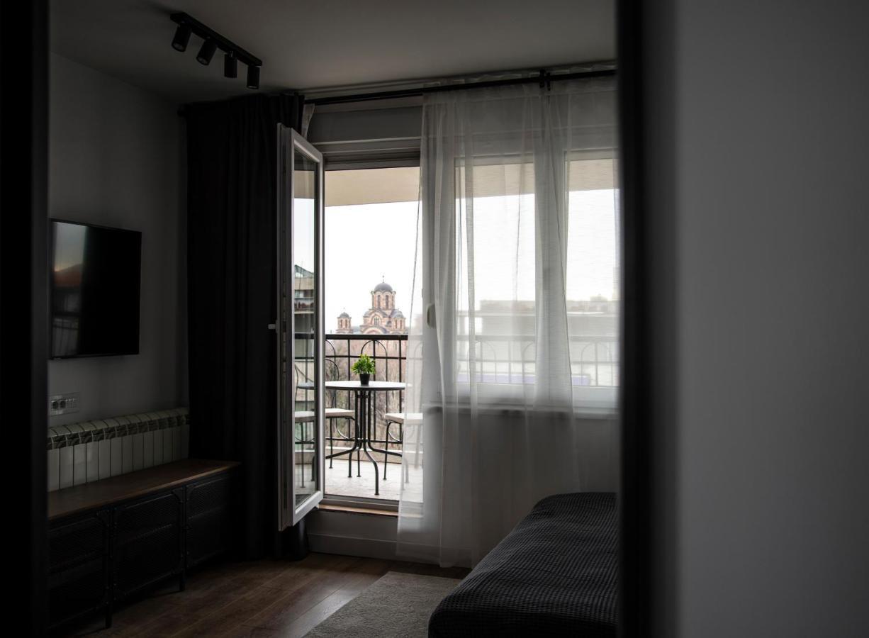 Rooftop Terrace Appartement Belgrado Buitenkant foto