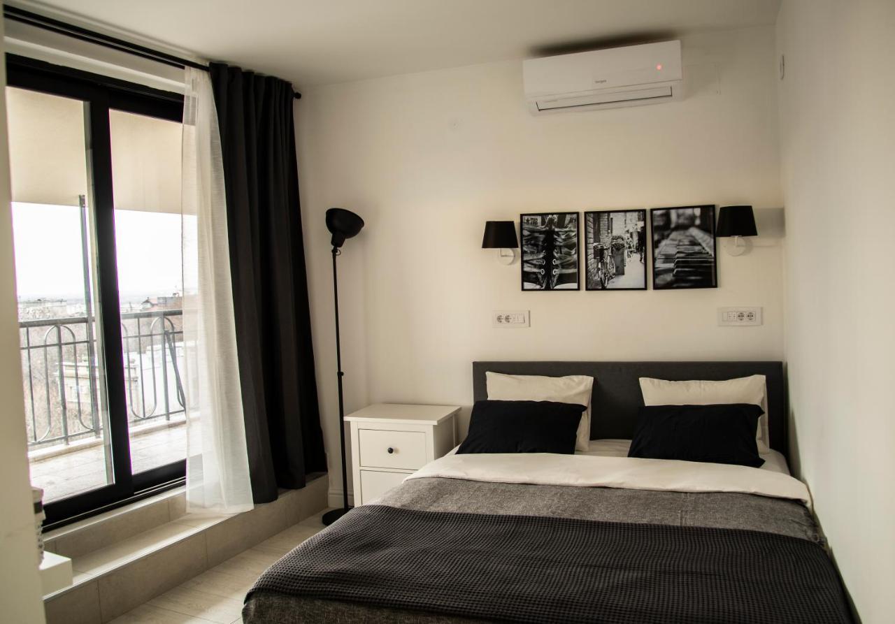 Rooftop Terrace Appartement Belgrado Buitenkant foto