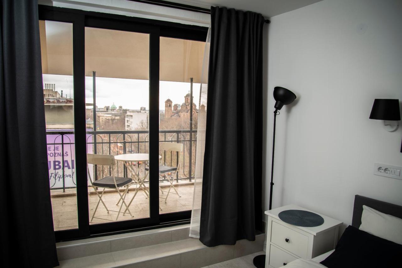 Rooftop Terrace Appartement Belgrado Buitenkant foto