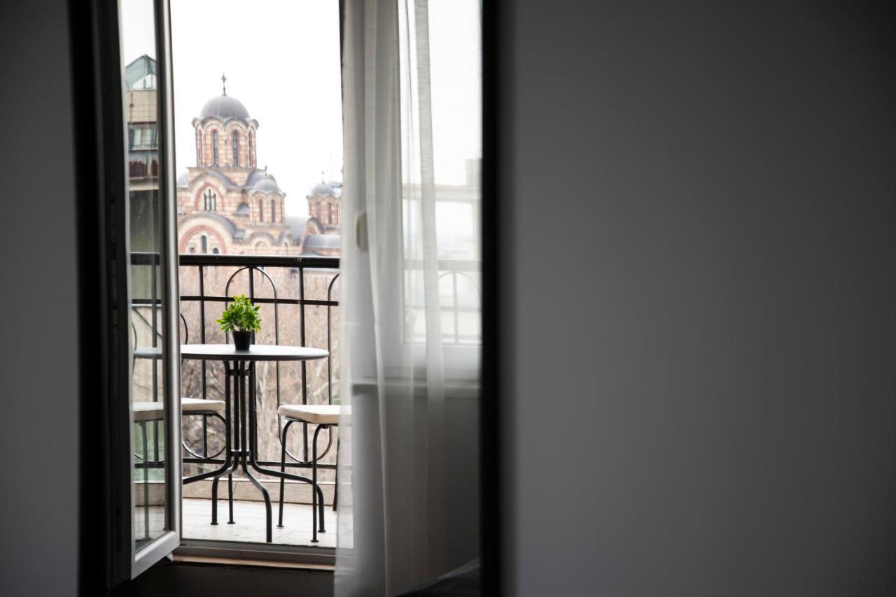 Rooftop Terrace Appartement Belgrado Buitenkant foto
