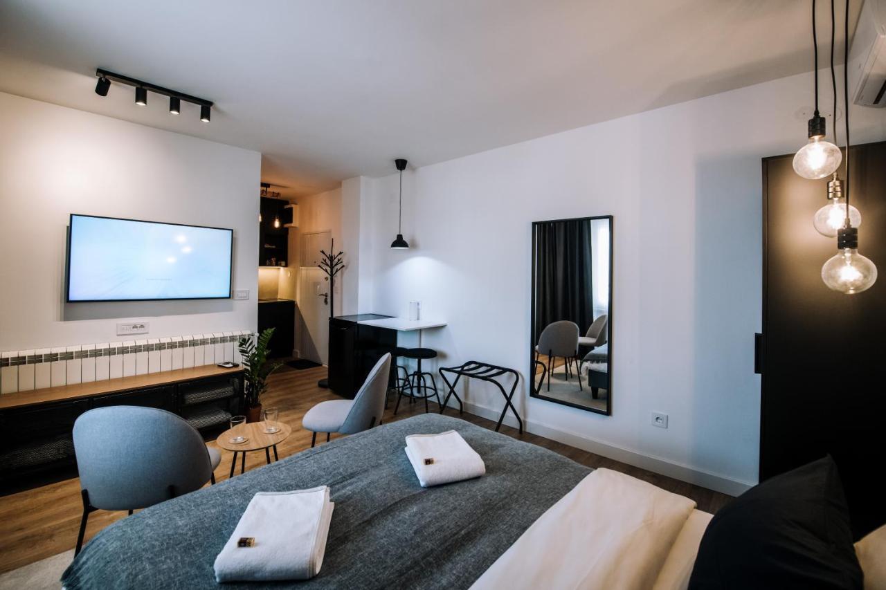 Rooftop Terrace Appartement Belgrado Buitenkant foto