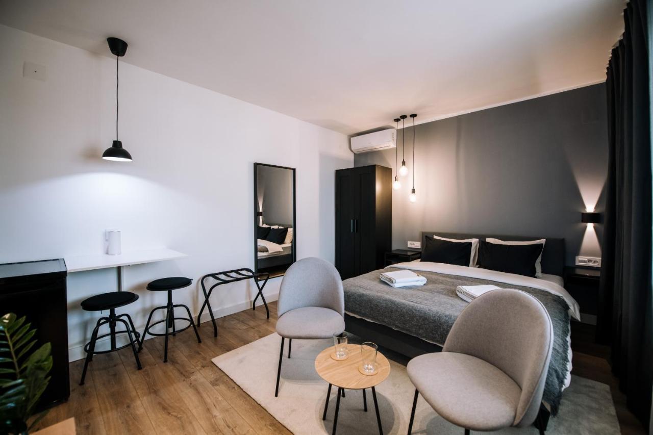 Rooftop Terrace Appartement Belgrado Buitenkant foto