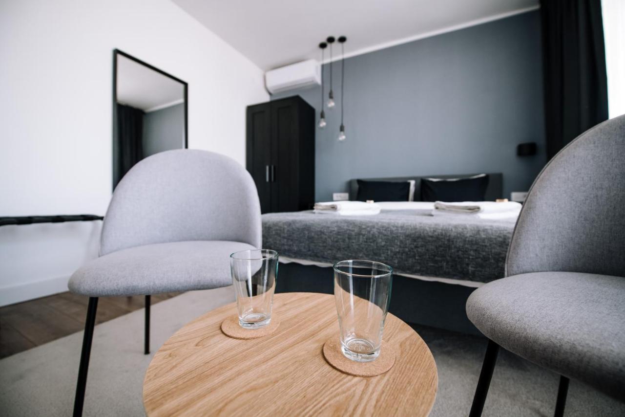 Rooftop Terrace Appartement Belgrado Buitenkant foto