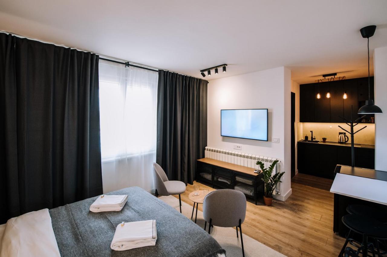 Rooftop Terrace Appartement Belgrado Buitenkant foto
