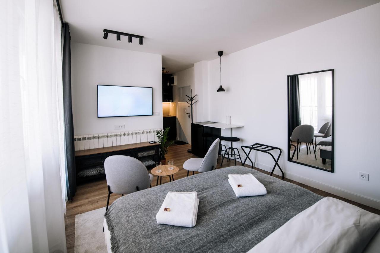 Rooftop Terrace Appartement Belgrado Buitenkant foto