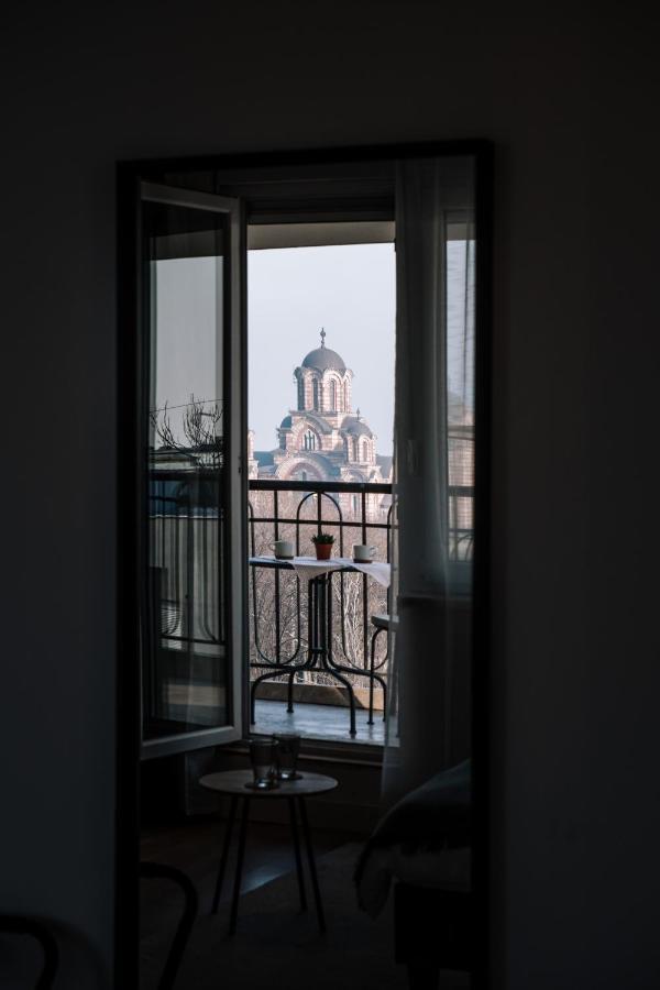 Rooftop Terrace Appartement Belgrado Buitenkant foto
