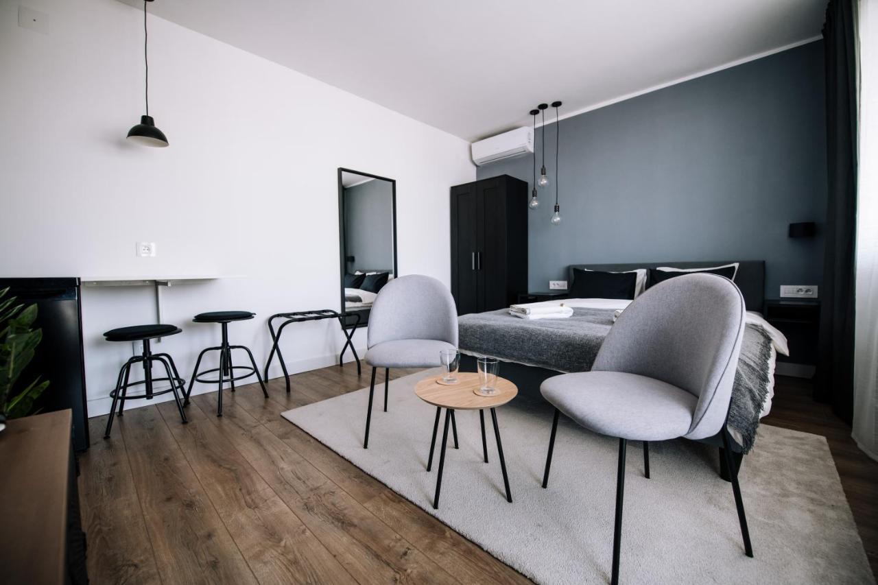 Rooftop Terrace Appartement Belgrado Buitenkant foto